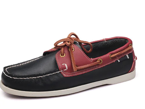 Men's Genuine Leather Loafers - Breathable Casual Shoes