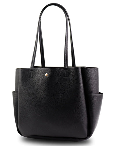 Hoylake Faux Leather Tote Bag - Large Capacity Women's Shoulder Bag - Gotaar