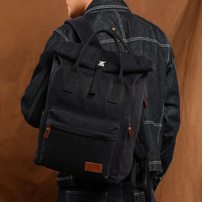 Casual Canvas Hand-held Shoulder Bag for Men and Women