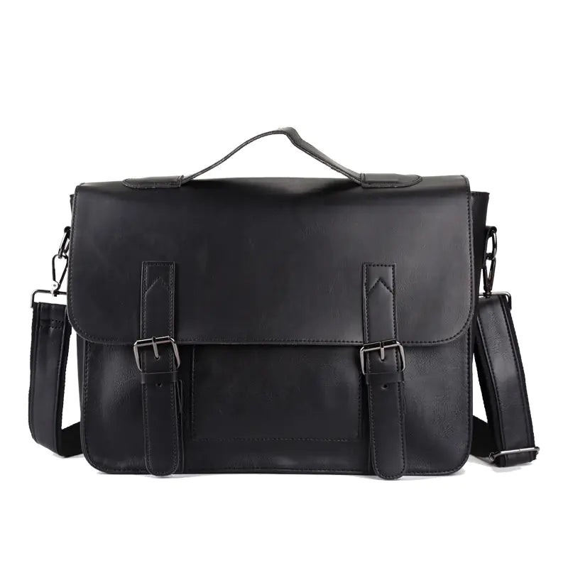 Vintage PU Leather Shoulder Bag for Men